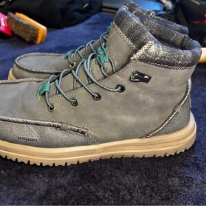Hey Dude Gray and Tan Men's Casual Boots